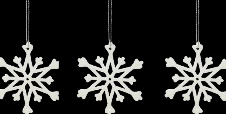 Weiste Sesonkijuhlatarvikkeet>Lumikide 6Cm Lumiglitteri 3 Kpl/Nippu