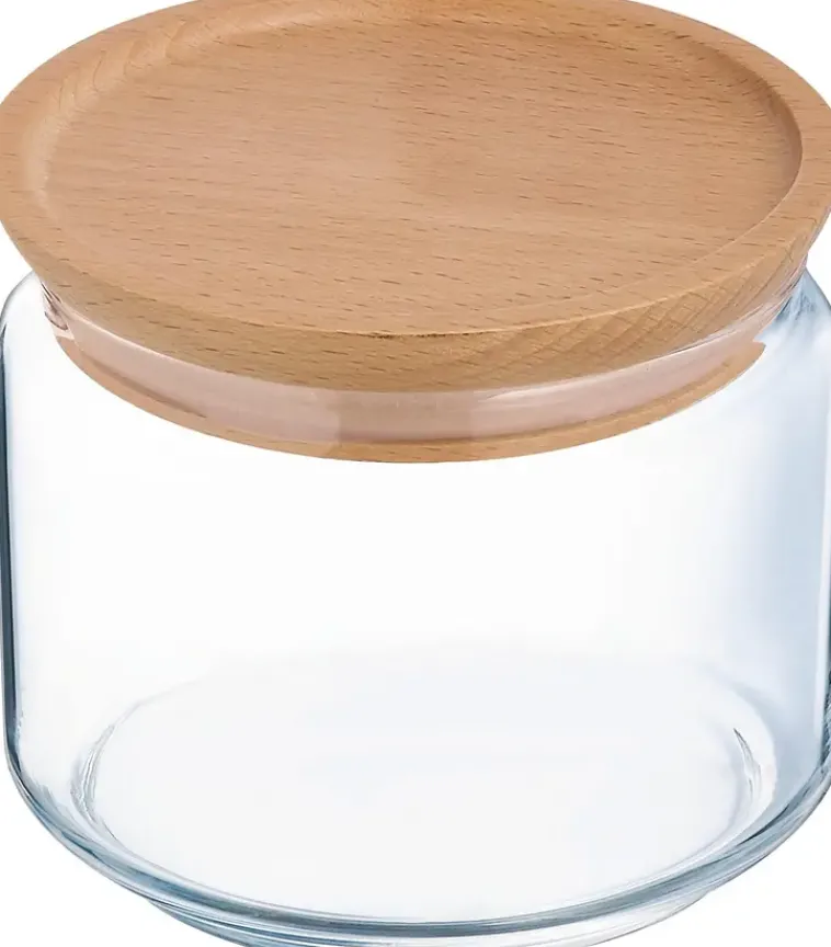 Luminarc Astiat>Lasipurkki Puukannella 0,5L