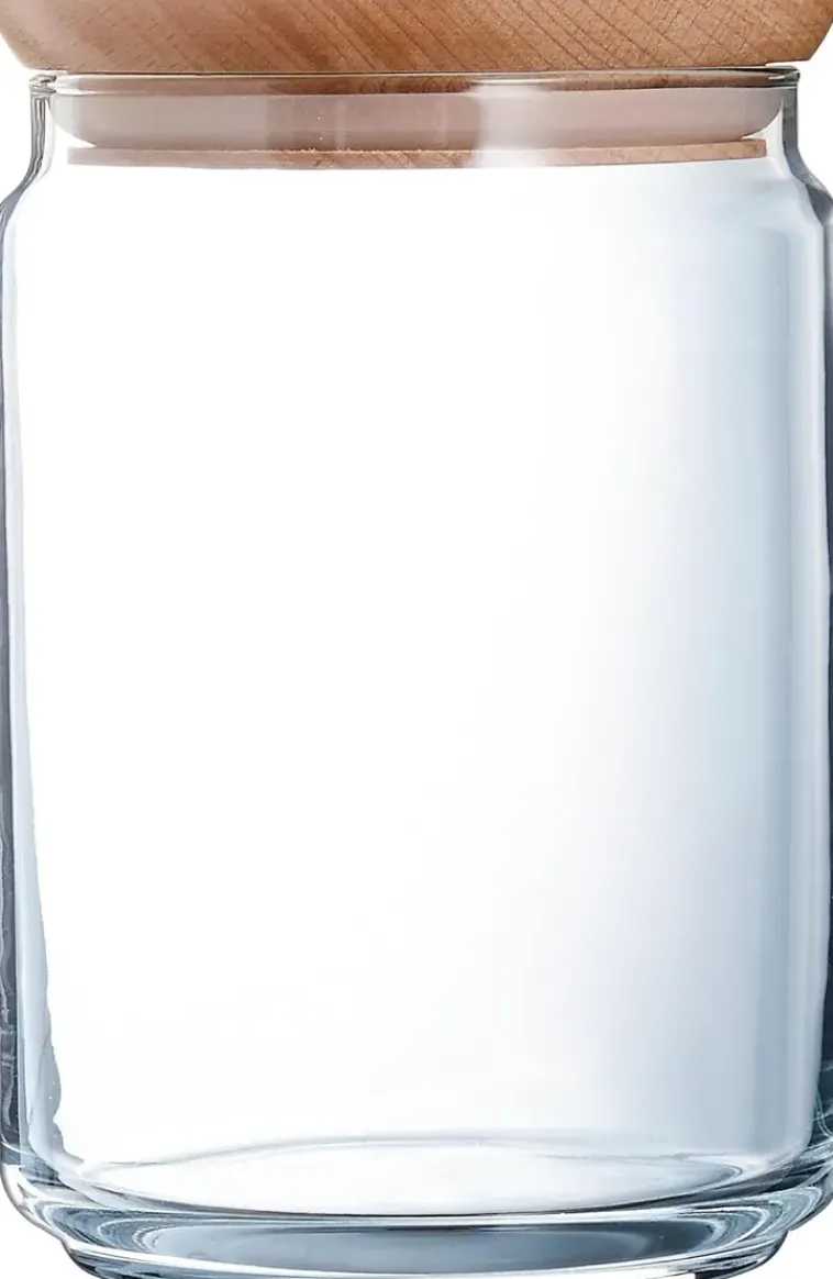 Luminarc Astiat>Lasipurkki Puukannella 1L