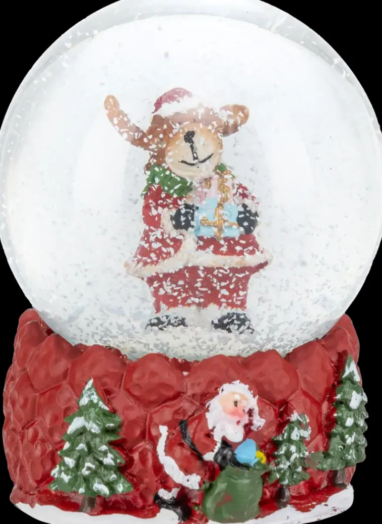 NNX Sesonkijuhlatarvikkeet>Lumisadepallo 8 Cm Punainen, Erilaisia