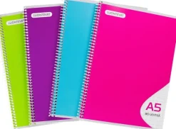 Luontevat Paperitarvikkeet>Color Kierrevihko A5 7X7Mm Ruudutus 80 Lehtea