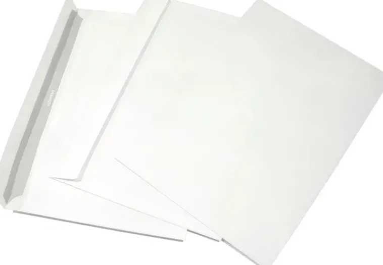 Luontevat Paperitarvikkeet>Kirjekuori C5 50 Kpl Valkoinen Tarrasuljenta