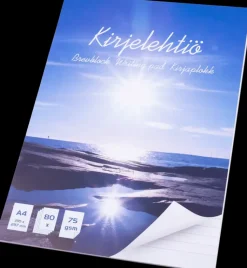 Luontevat Paperitarvikkeet>Kirjelehtio A4 80 Lehtea Viivoitettu