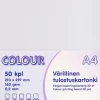 Luontevat Paperitarvikkeet>Varillinen Tulostuskartonki A4 50Kpl