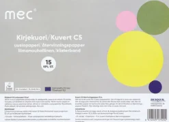 M.E.C Paperitarvikkeet>Mec Kirjekuori C5 Uusio 15Kpl