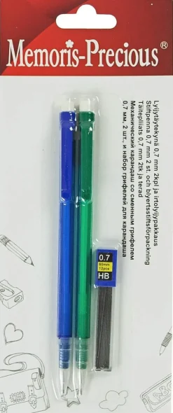 Memoris Precious Toimistotarvikkeet>Lyijytaytekyna 2Kpl Ja 0,7Mm Irtolyijy