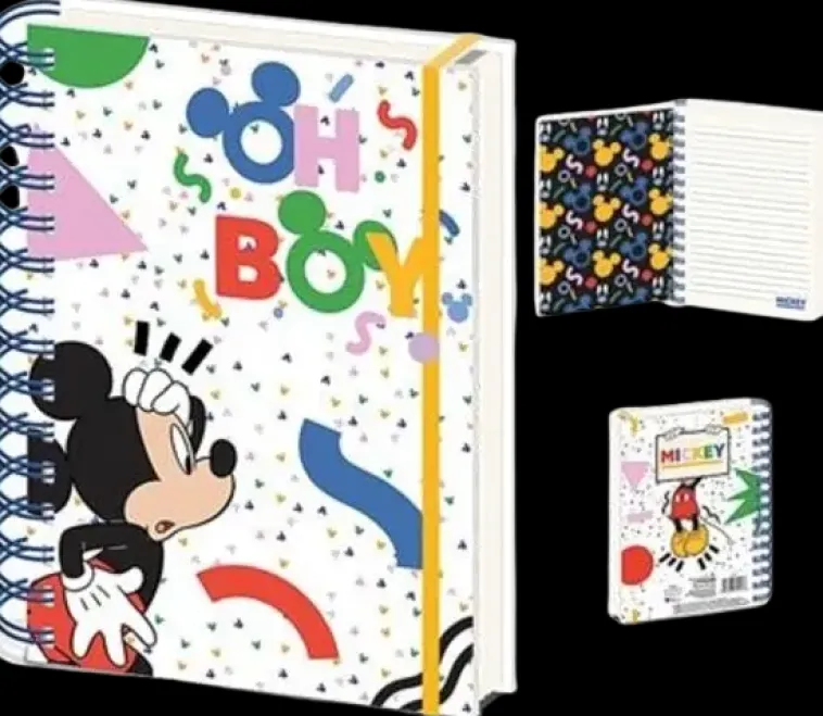 Disney Paperitarvikkeet>Mikki Hiiri (Totally Rad) A5 Kierrevihko