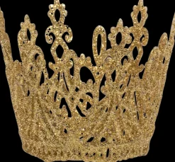 Weiste Sesonkijuhlatarvikkeet>75Mm Filigraanikruunu Kultaglitteri