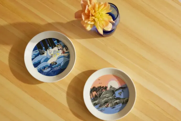 Moomin Arabia Finland Astiat>Moomin Arabia Lumilyhty Ja Muumi Lautassetti 19 Cm