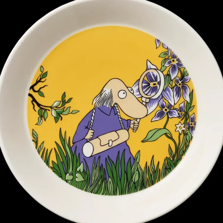 Moomin Arabia Finland Astiat>Moomin Arabia Muumi Hemuli Lautanen 19Cm Keltainen