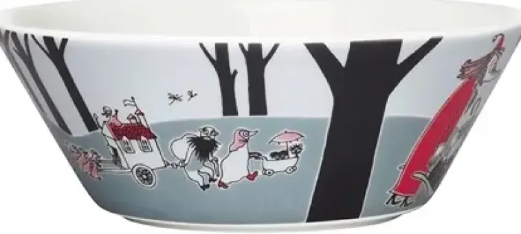 Moomin Arabia Finland Astiat>Moomin Arabia Muumi Kulho Seikkailu Muutto 15 Cm