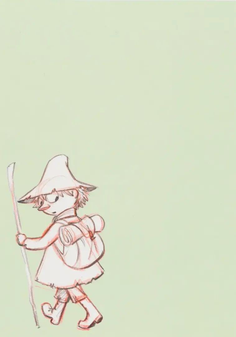 Muumi Paperitarvikkeet>Nidottu Vihko A5/40