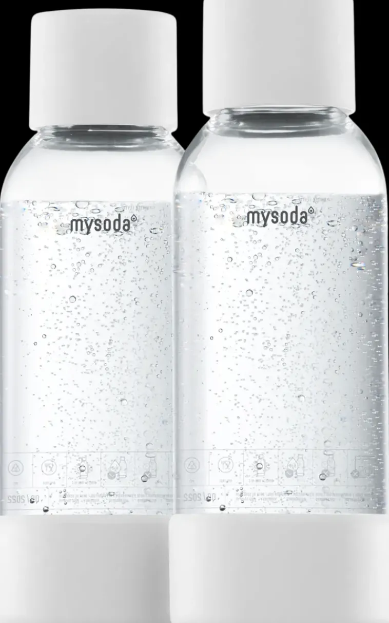 MySoda Vesi Ja Juomat<White 0.5L Juomapullo 2-Pack