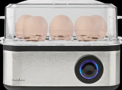 Nedis Kypsentäminen<Munankeitin 8 Munan Mittakuppi Alumiini Musta