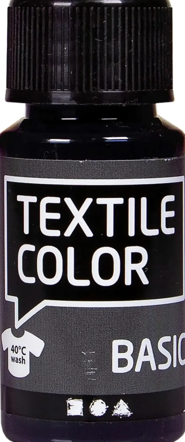 Nellen Askartelutarvikkeet<Kangasvari 50Ml Musta