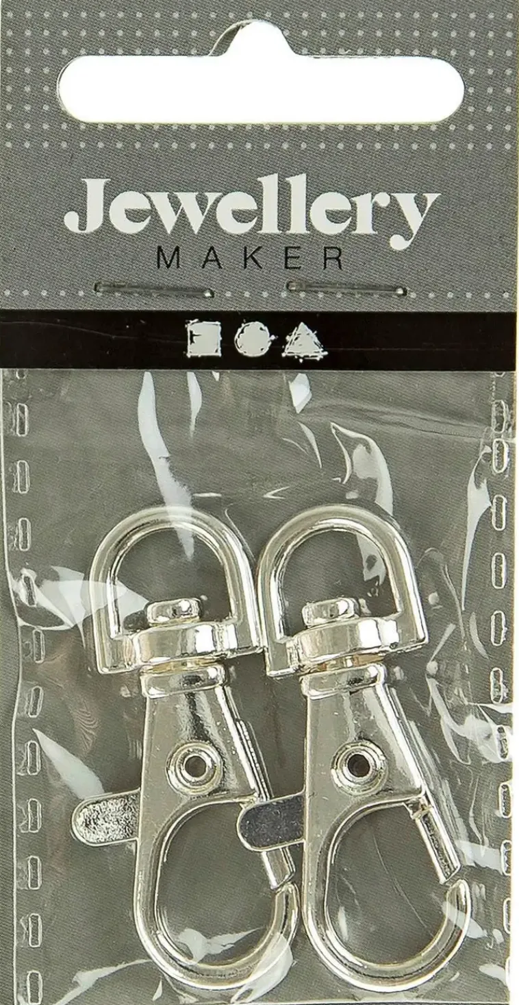 Nellen Askartelutarvikkeet>Karabiinilukko 40Mm 2Kpl