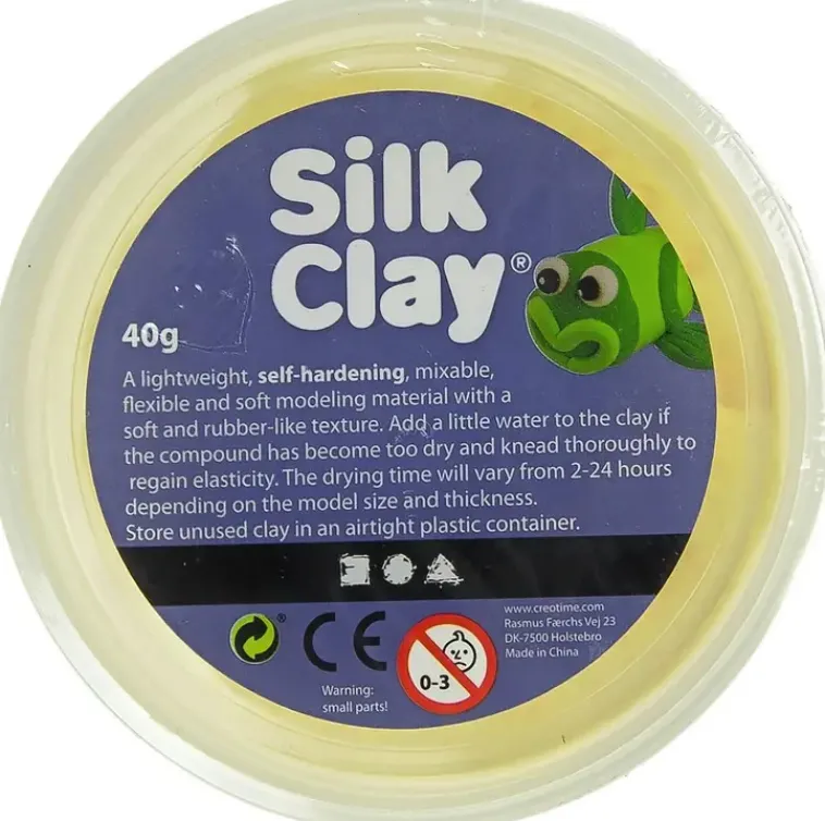 Nellen Askartelutarvikkeet<Silkkimassa 40G Keltainen