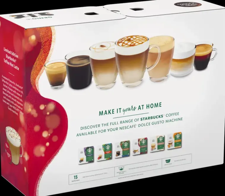 Nescafé Kahvi Ja Tee<Nescafe Kapselikeitin Dolce Gusto Genio S Starbucks Holiday Bundle