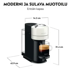 Nespresso Kahvi Ja Tee<Vertuo Next Kapselikeitin, Valkoinen, De'Longhi