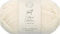 Novita Käsityötarvikkeet>Icelandic Wool 50G Luonnonvalkoinen 010
