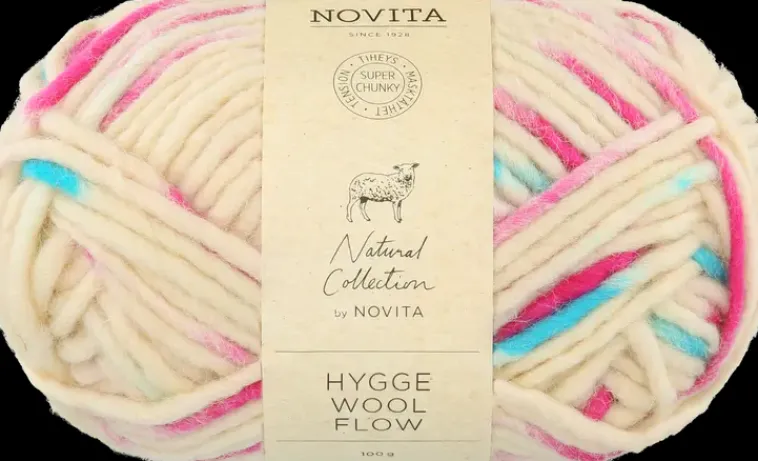 Novita Käsityötarvikkeet>Lanka Hygge Wool Flow 100 G Juhla 937