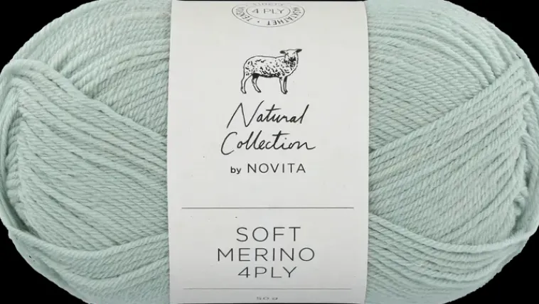 Novita Käsityötarvikkeet>Lanka Soft Merino 4 Ply 50 G Kaaliperhonen 305