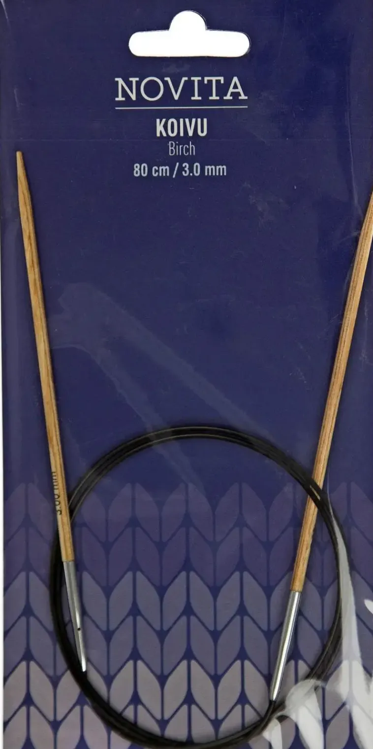 Novita Käsityötarvikkeet>Pyoropuikko Koivu 80Cm - 3Mm