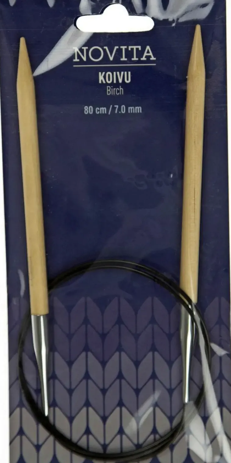 Novita Käsityötarvikkeet>Pyoropuikko Koivu 80Cm - 7Mm
