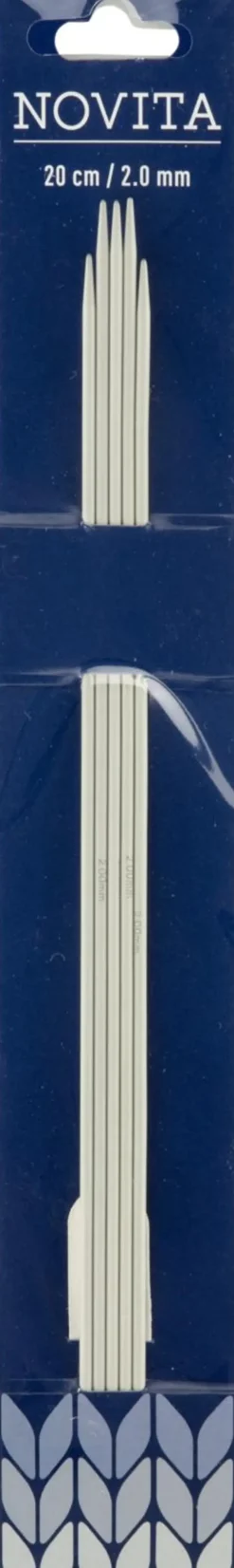 Novita Käsityötarvikkeet>Sukkapuikko 20Cm - 2Mm, Harmaa