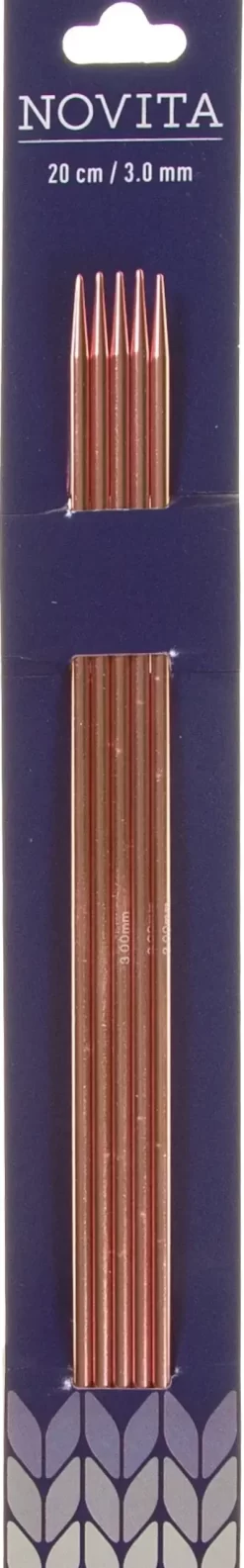 Novita Käsityötarvikkeet>Sukkapuikot 20Cm - 3 Mm Vaaleanpunainen
