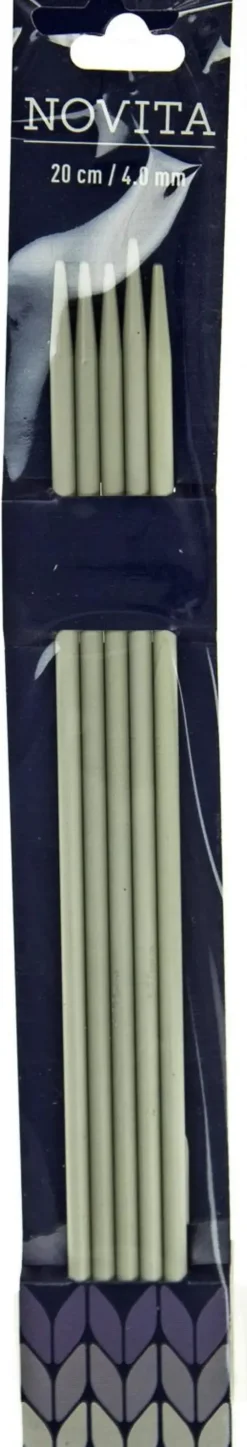 Novita Käsityötarvikkeet>Sukkapuikot 20Cm - 4 Mm Harmaa