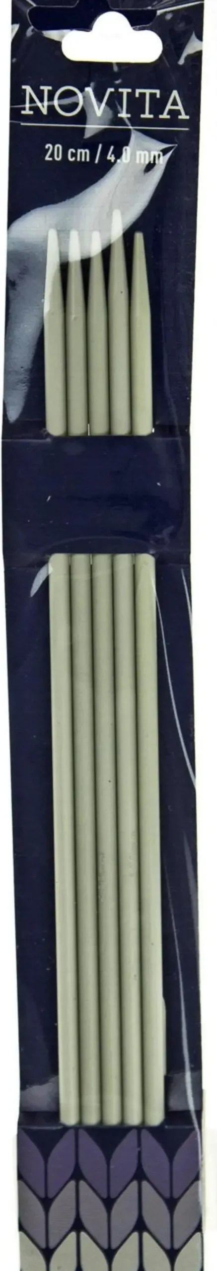 Novita Käsityötarvikkeet>Sukkapuikot 20Cm - 4 Mm Harmaa