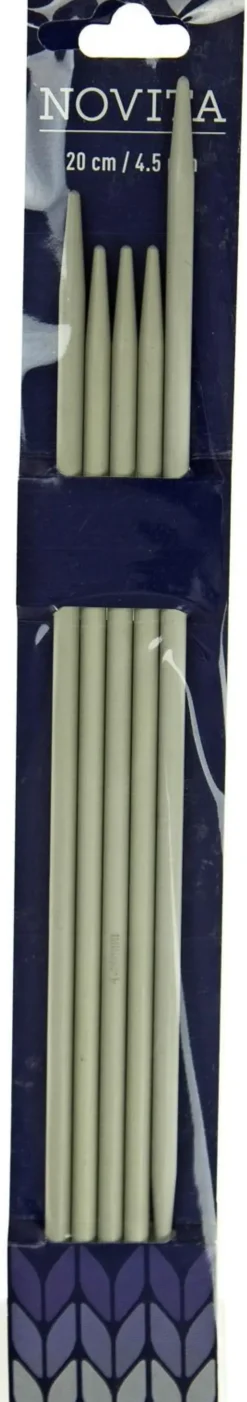 Novita Käsityötarvikkeet>Sukkapuikot 20Cm - 4,5 Mm Harmaa