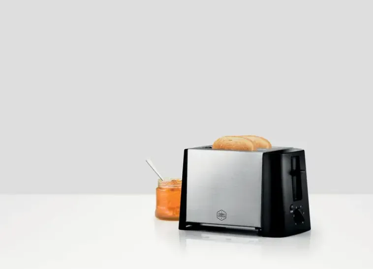 OBH Nordica Kypsentäminen<Design Inox 2 Leivanpaahdin