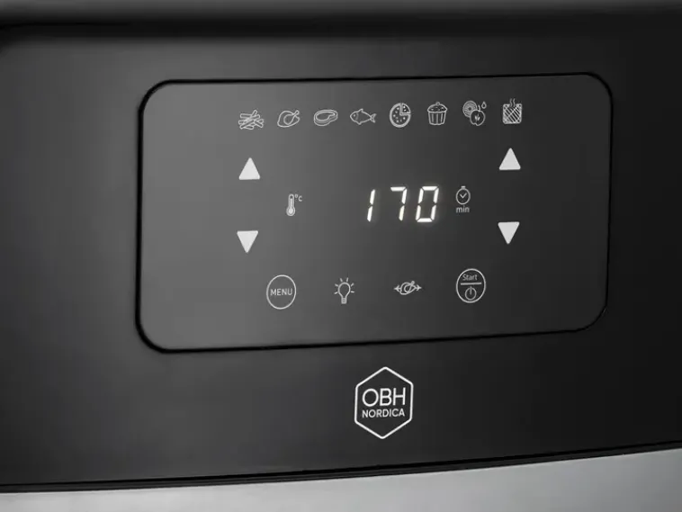 OBH Nordica Kypsentäminen<Easy Fry Oven & Grill 9 In1 -Air Fyer/Miniuuni/Grilli