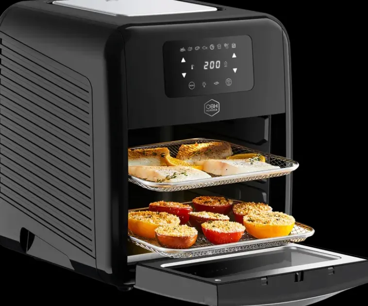 OBH Nordica Kypsentäminen<Easy Fry Oven & Grill 9 In1 -Air Fyer/Miniuuni/Grilli