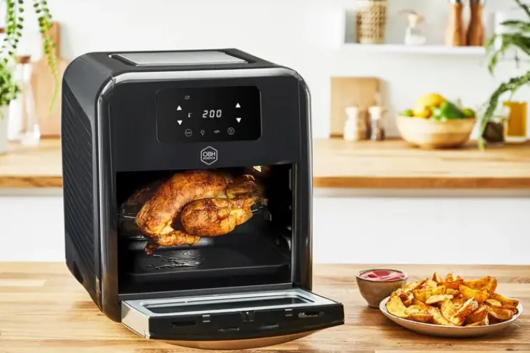OBH Nordica Kypsentäminen<Easy Fry Oven & Grill 9 In1 -Air Fyer/Miniuuni/Grilli