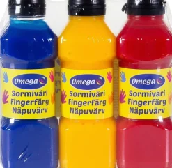 Omega Askartelutarvikkeet<Sormivarisetti 3X120Ml