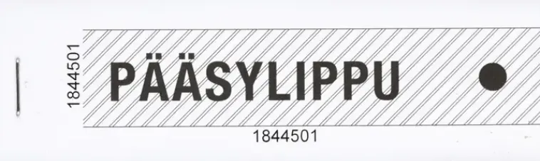 Ei merkkiä Paperitarvikkeet>Paasylippunippu Numeroitu 100 Lippua