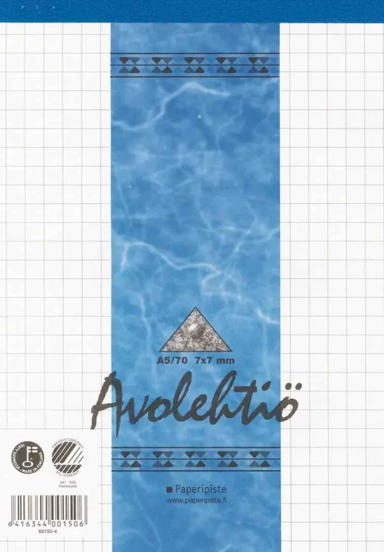 Paperipiste Paperitarvikkeet>Avolehtio A5/70