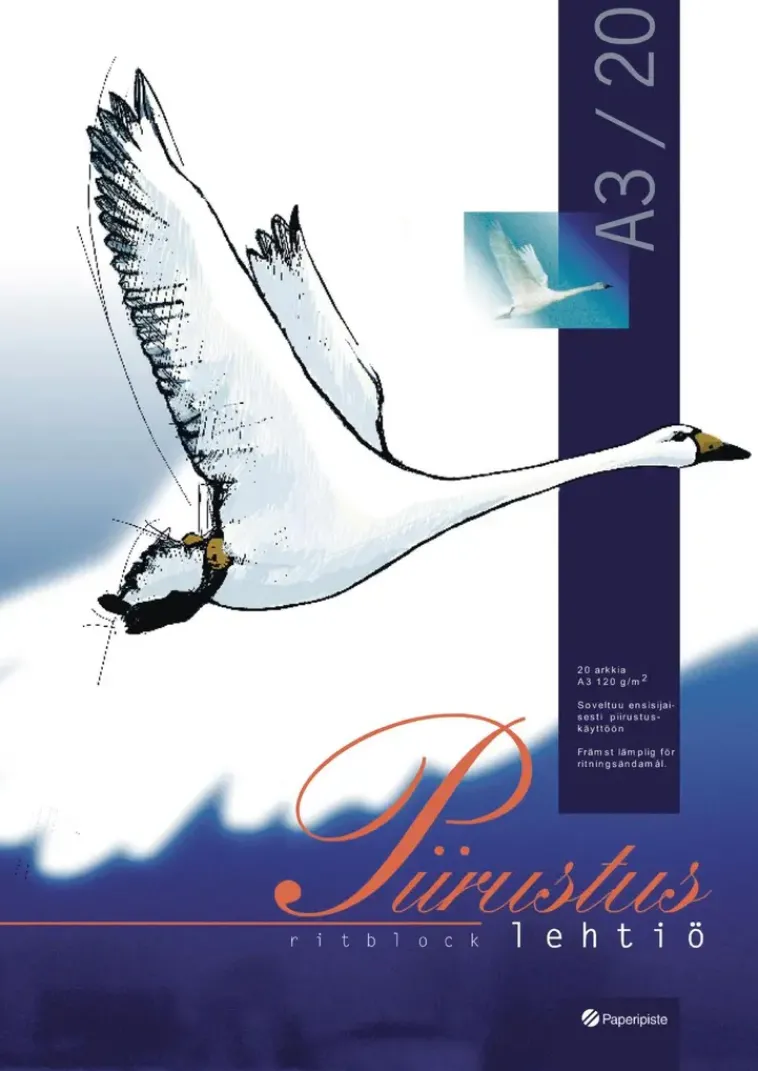 Paperipiste Paperitarvikkeet>Piirustuslehtio A3/16