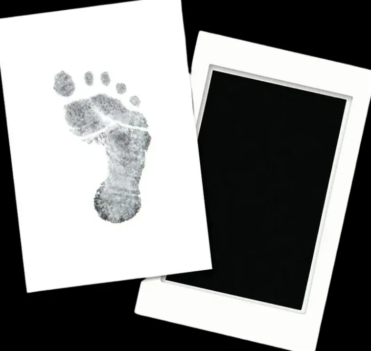 Pearhead Askartelutarvikkeet<Vauvan Jalan Ja Kaden Mustetaulu Vari Musta Clean Touch