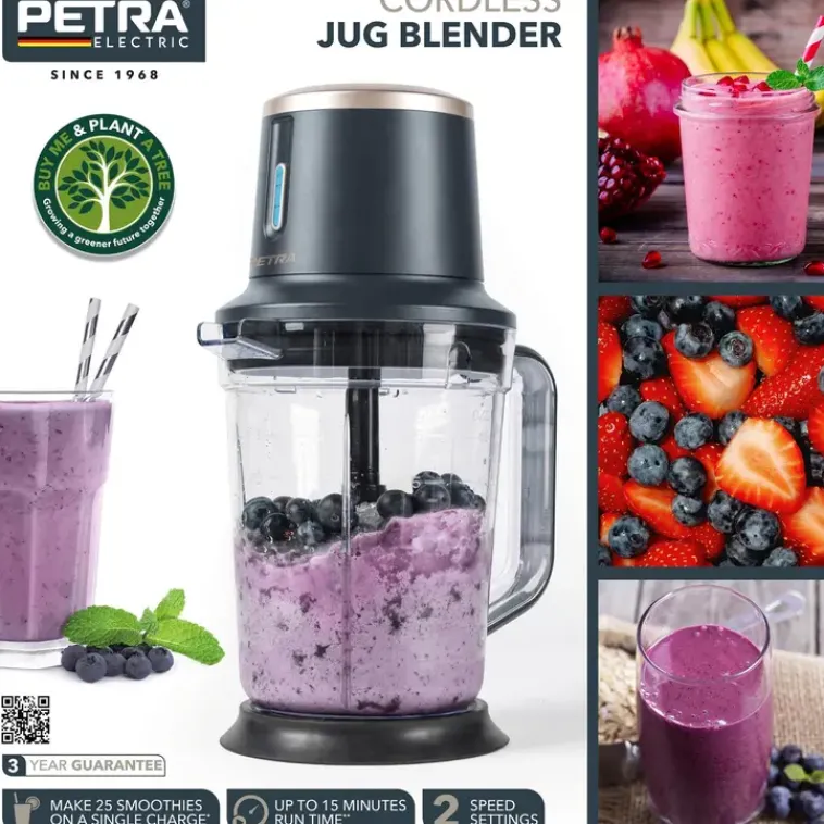 Petra Ruoanvalmistuskoneet<Johdoton Tehosekoitin Pt5393