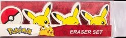 Pokemon Toimistotarvikkeet>Pyyhekumit 4Kpl/Pkt