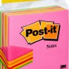 Post-it Paperitarvikkeet>Viestilappukuutio, Neonpinkki, 76 Mm X 76 Mm, 100% Pefc Ch18/0914