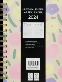 NNX Kalenterit>Poytakalenteri A5 Kierresidottu