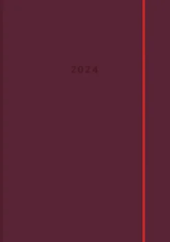 Ajasto Kalenterit>Poytakalenteri Color A5, Luumu