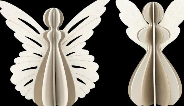 NNX Sesonkijuhlatarvikkeet>Poytakoriste Puuenkeli 13,5 Cm, Erilaisia