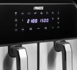 Princess Kypsentäminen<182074 Airfryer Tupla, 2X4L