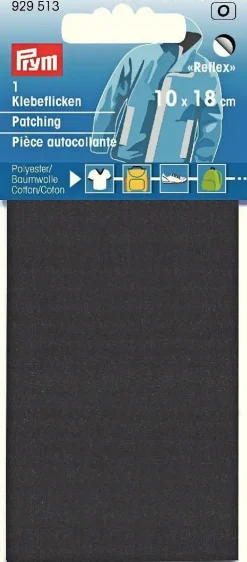 Prym Käsityötarvikkeet>Heijastava Itseliimautuva Kangas 18X10Cm